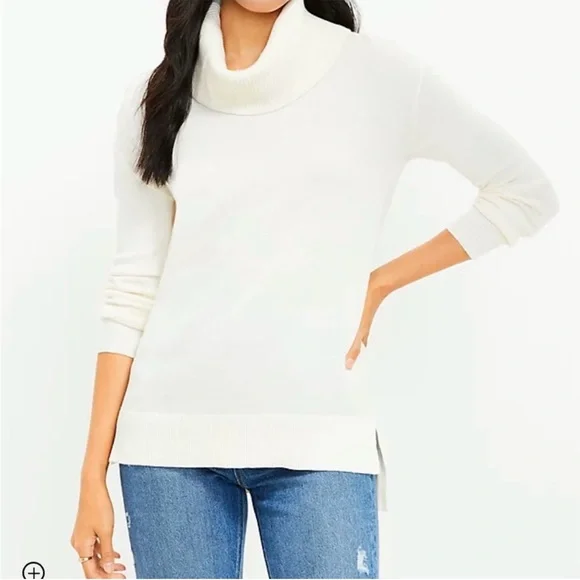 LOFT cowl neck sweater - Picture 1 of 8